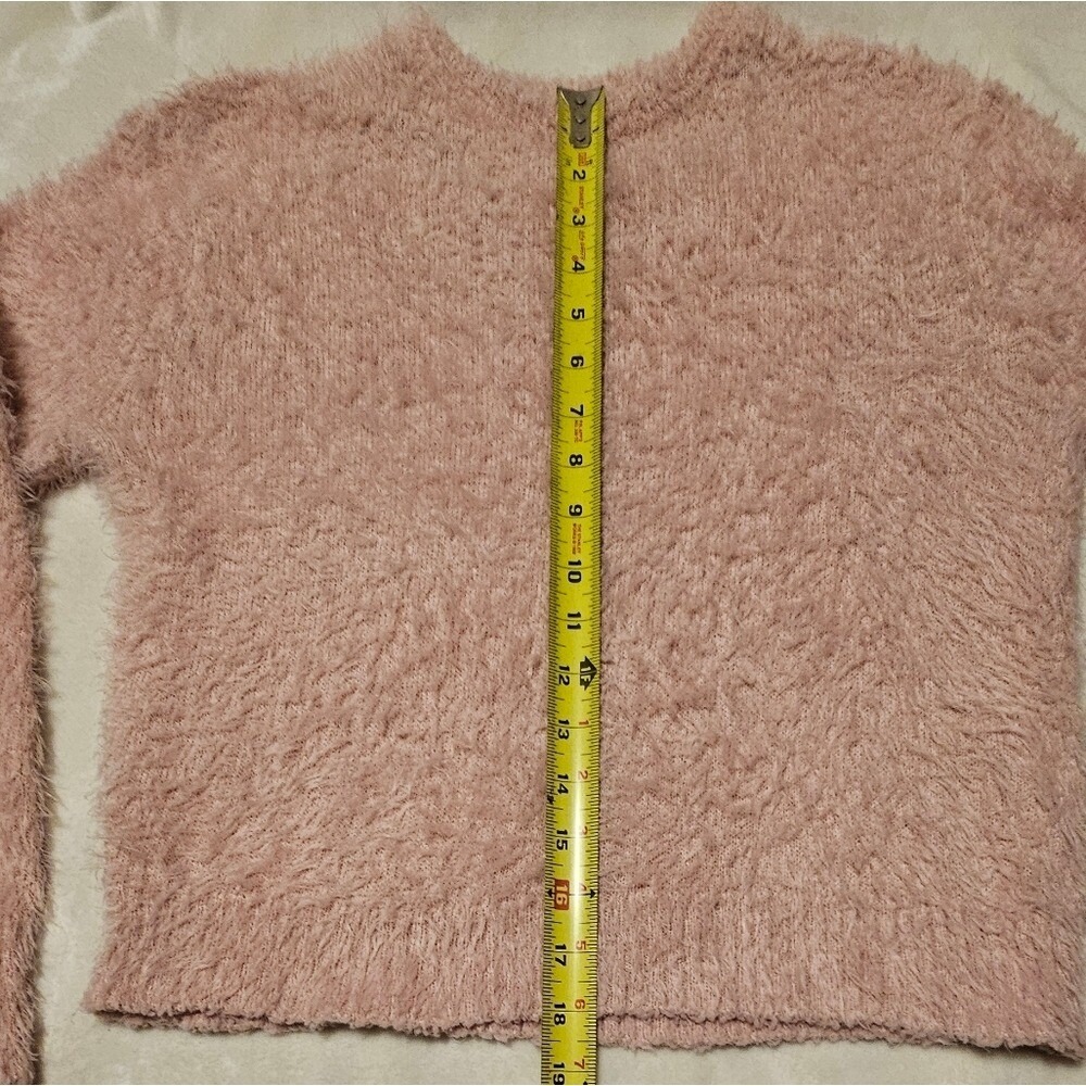 DIVIDED H & M Cropped Pink Sweater Women's Size XSmall PRELOVED - Picture 3 of 5